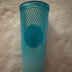 NWT Starbucks Glacier Blue Ombre Gradient Studded Tumbler 24 oz Venti Retired